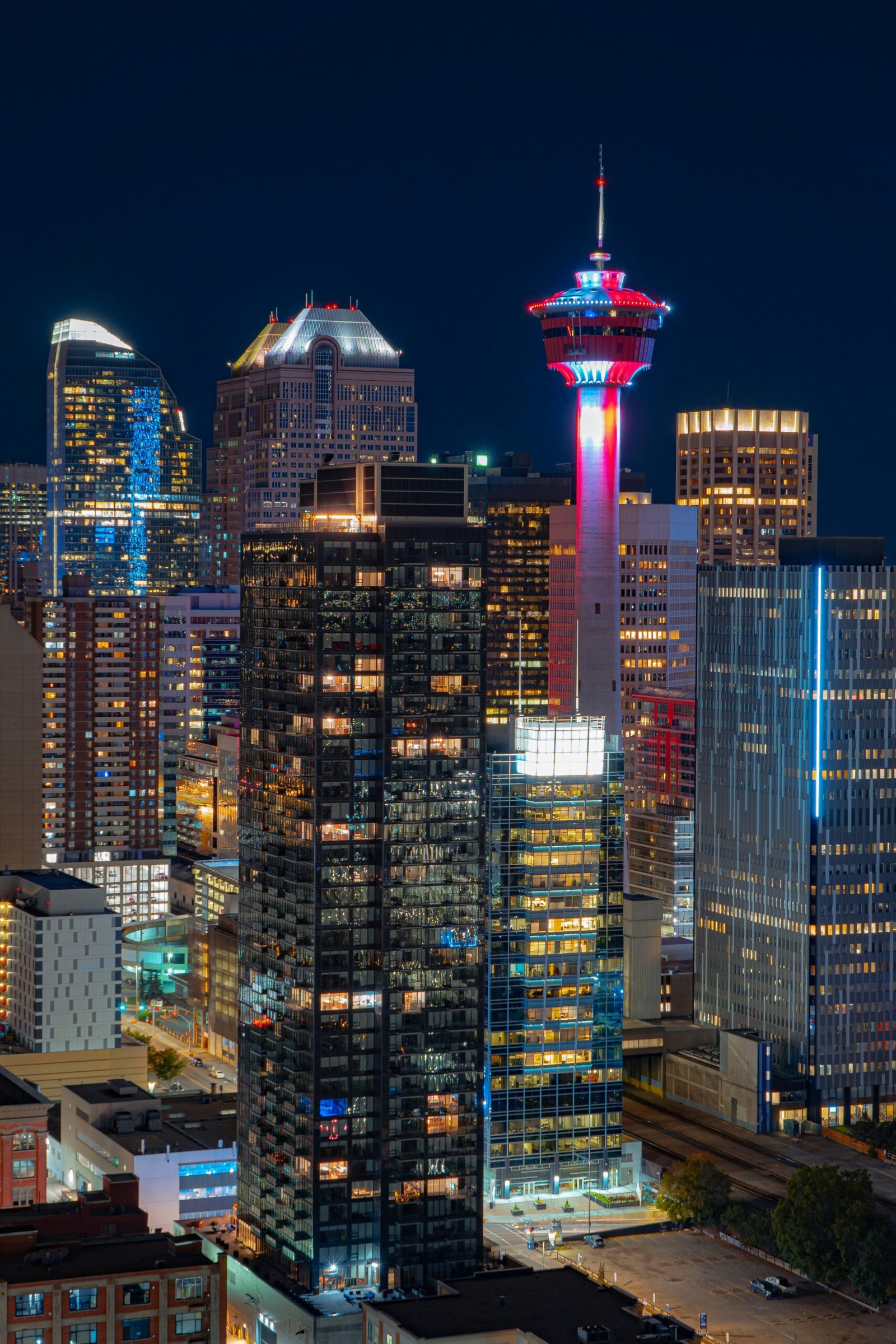 Calgary City Night View On DesiNetwork.ca