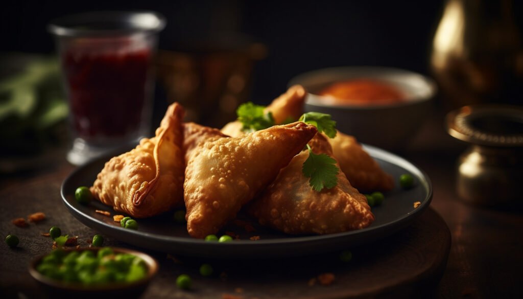 Desi Network Deep fried samosas