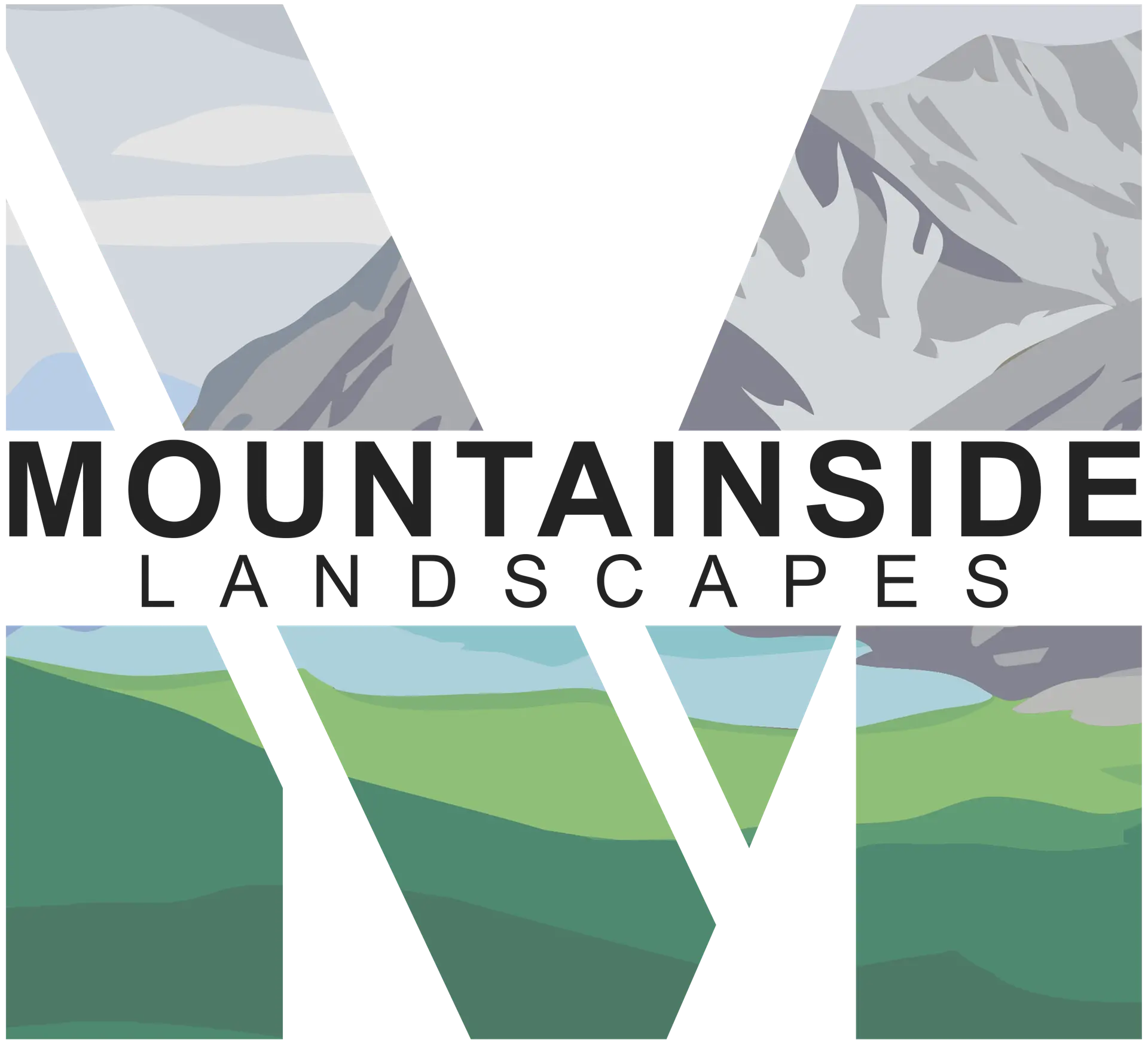 Mountainside landscapes